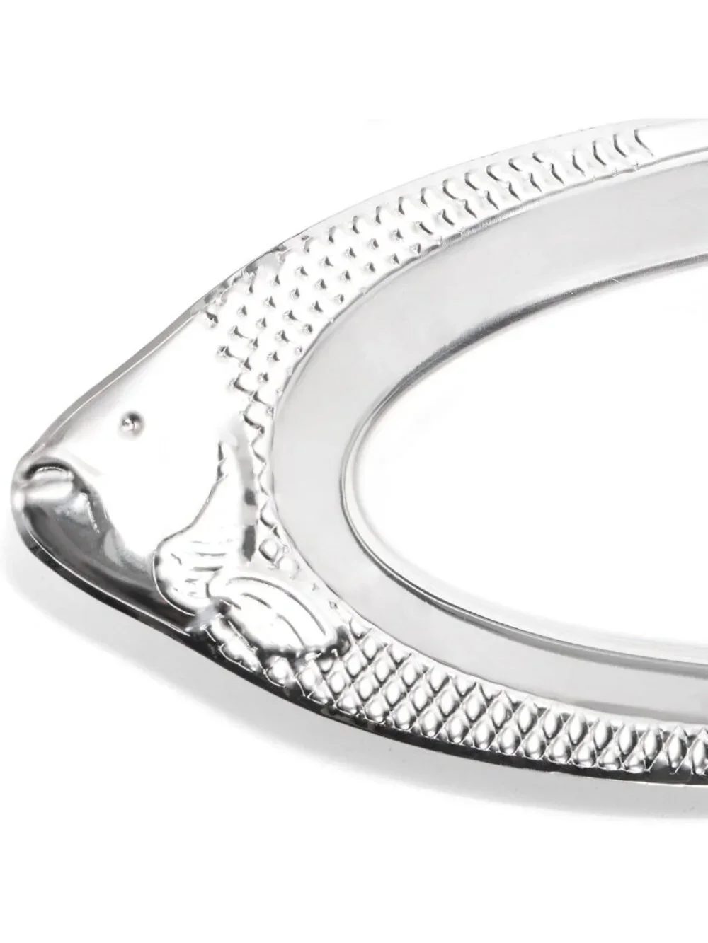 6 Pack Fish-Shaped Serving Platters - Stainless Steel Sizzling Trays for